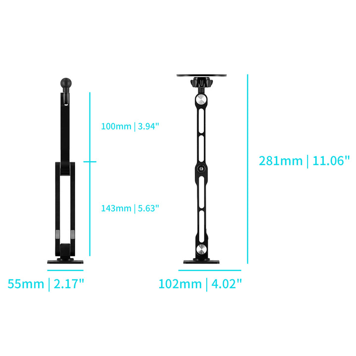 MGT-X166 | Drill-Down Wall Mount | Magnetic Mount | Design for iPad, Galaxy Tab &amp; Tablet