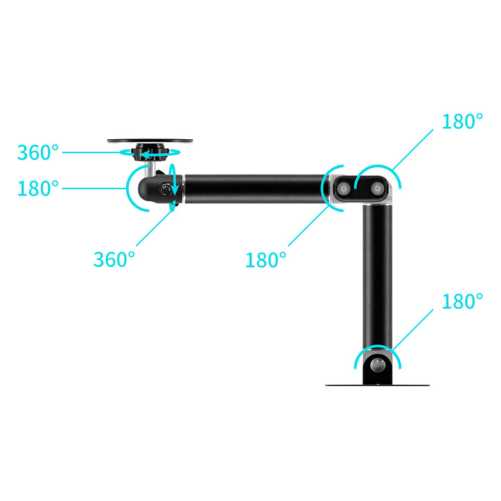 MGT-X169 | Drill-Down Wall Mount | Magnetic Mount | Design for iPad, Galaxy Tab &amp; Tablet