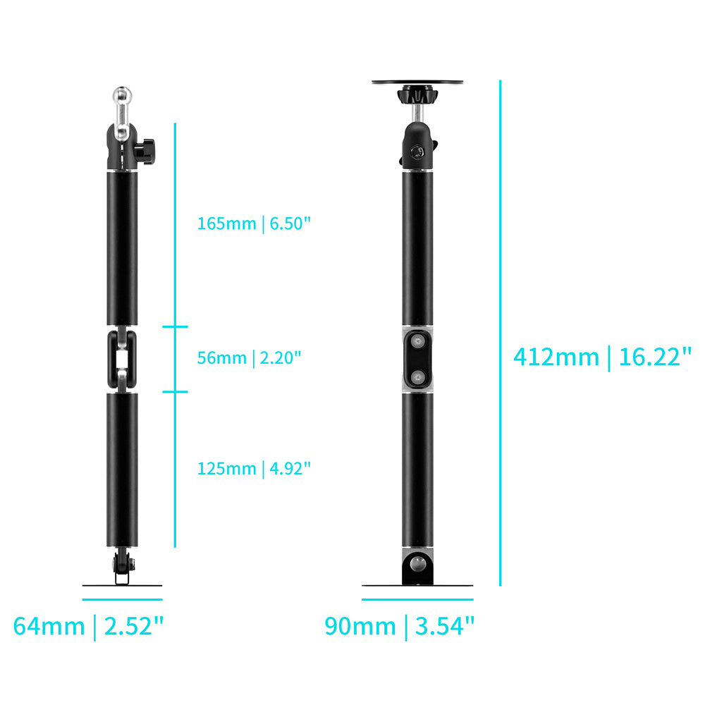 MGT-X169 | Drill-Down Wall Mount | Magnetic Mount | Design for iPad, Galaxy Tab &amp; Tablet