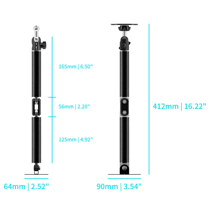MGT-X169 | Drill-Down Wall Mount | Magnetic Mount | Design for iPad, Galaxy Tab &amp; Tablet