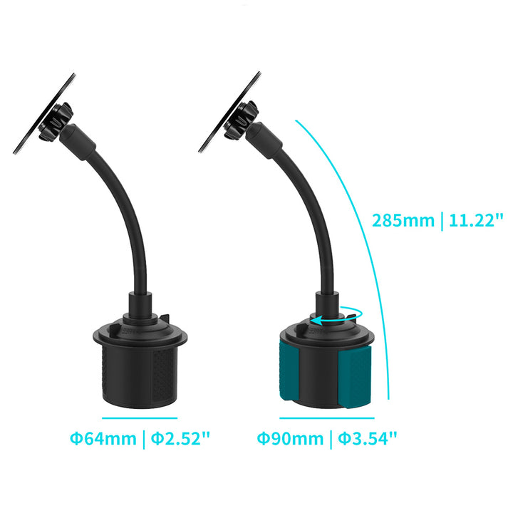 MGT-X92 | Flexible Cup Holder Mount | Magnetic Mount | Design for iPad, Galaxy Tab & Tablet