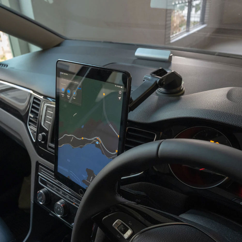 MGT-X95 | Extendable Suction Cup Mount | Magnetic Mount | Design for iPad, Galaxy Tab & Tablet