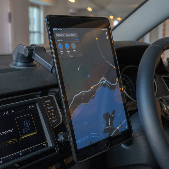 MGT-X95 | Extendable Suction Cup Mount | Magnetic Mount | Design for iPad, Galaxy Tab & Tablet