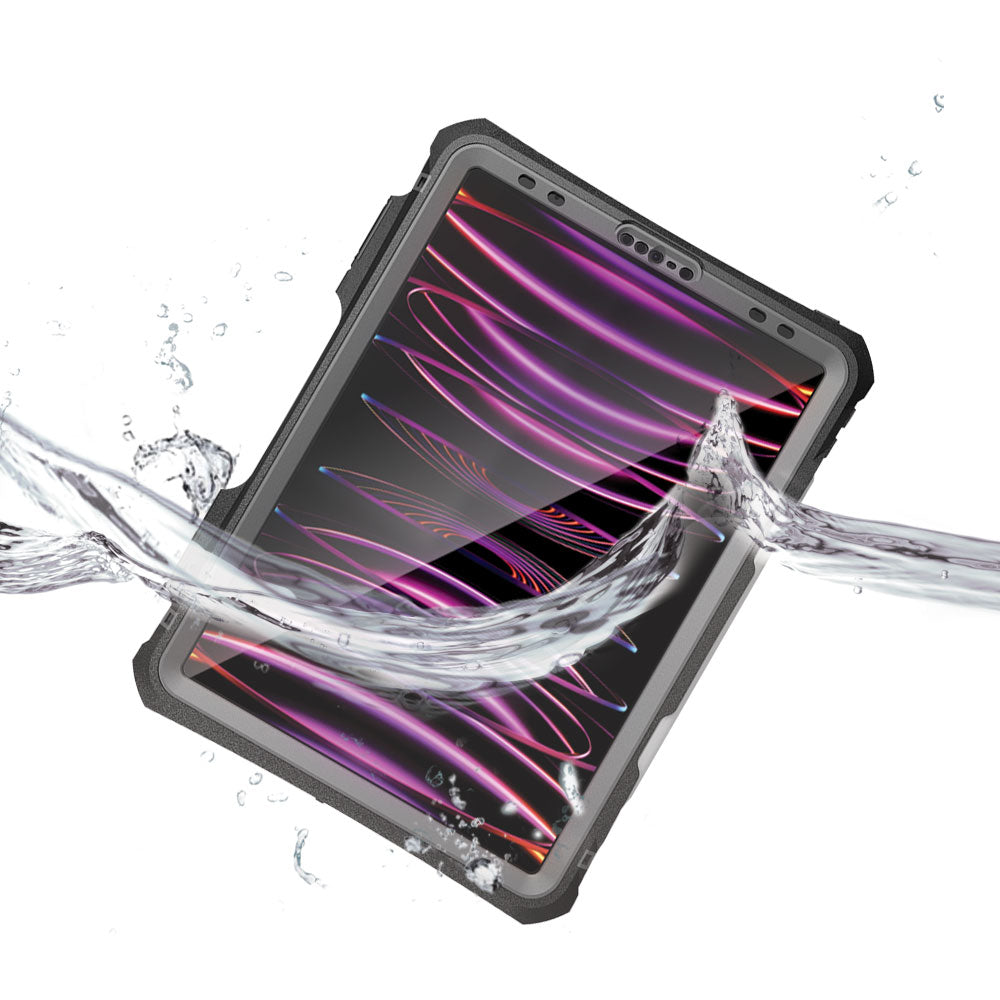 ARMOR-X Apple iPad Pro 11 ( 2nd / 3rd / 4th Gen. ) 2020 / 2021 / 2022 Waterproof Case IP68 shock & water proof Cover. IP68 Waterproof with fully submergible to 5' / 1.5 meter.