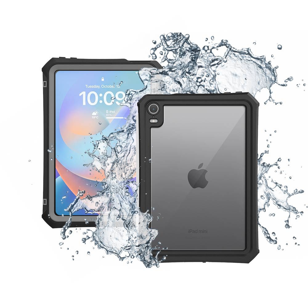 ARMOR-X Apple iPad mini 8 Waterproof Case IP68 shock & water proof Cover. Rugged Design with waterproof protection.
