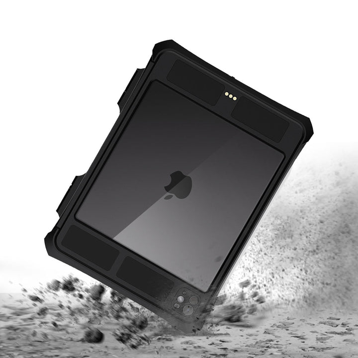 ARMOR-X Apple iPad Pro 11 ( M4 ) IP68 shock & water proof Cover. Shockproof drop proof case Military-Grade Rugged protection protective covers.