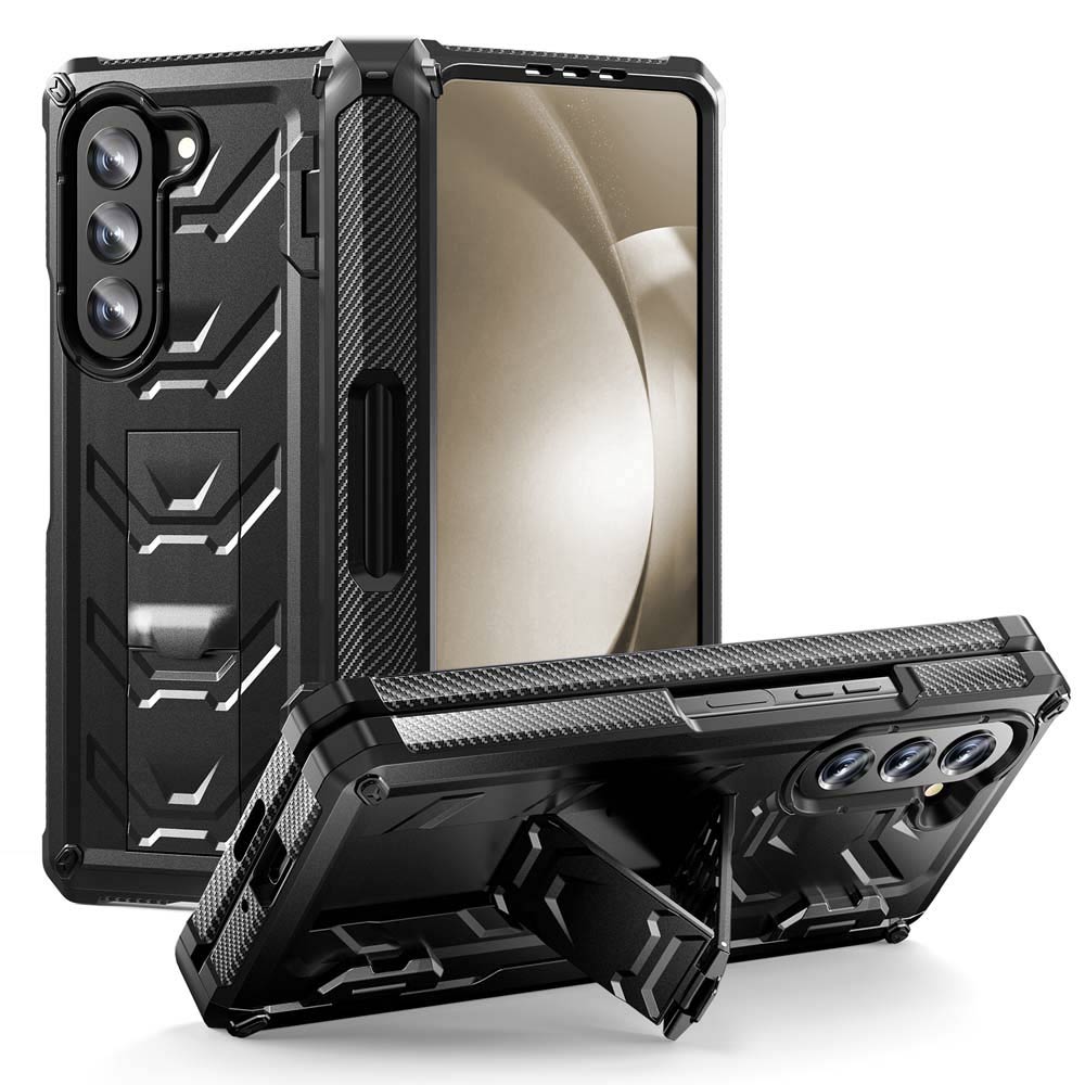 ARMOR-X Samsung Galaxy Z Fold5 SM-F946 shockproof cases with built-in kickstand.