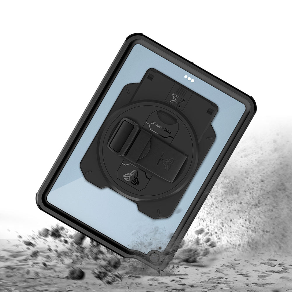ARMOR-X iPad Air 4 2020 / Air 5 2022 Healthcare &amp; Medical-Grade IP68 Waterproof Shockproof Case. Withstands drops from up to 3.9 ft (1.2 m) and meets MIL-STD 810H testing standards, protecting your device from accidental falls during busy clinical and industrial workflows.