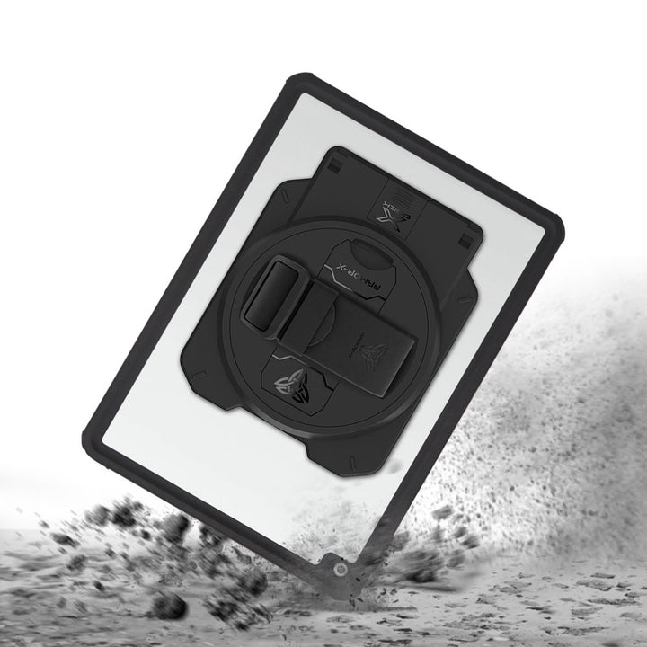 ARMOR-X iPad Air (3rd Gen.) 2019 Healthcare &amp; Medical-Grade IP68 Waterproof Shockproof Case. Withstands drops from up to 3.9 ft (1.2 m) and meets MIL-STD 810H testing standards, protecting your device from accidental falls during busy clinical and industrial workflows.