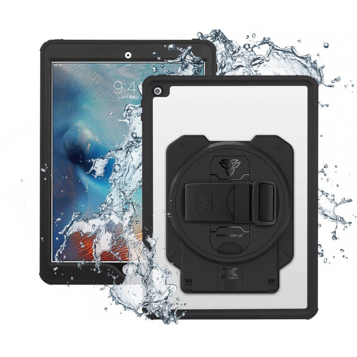 ARMOR-X iPad Pro 10.5 2017 Healthcare &amp; Medical-Grade IP68 Waterproof Shockproof Case with X-DOCK Modular Mount Eco-System.