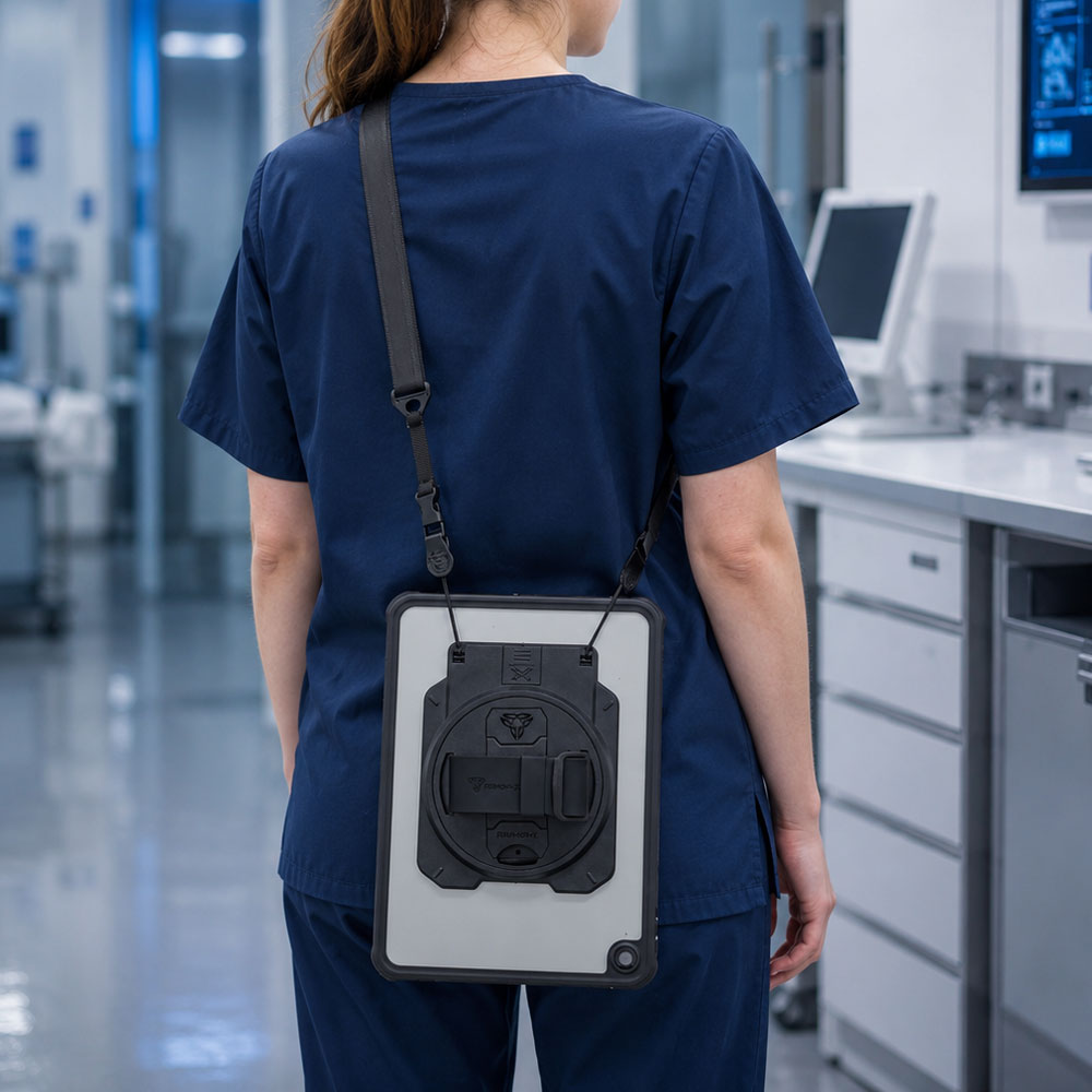 ARMOR-X case with shoulder strap come with a quick-release feature, allowing you to easily detach your device when needed.