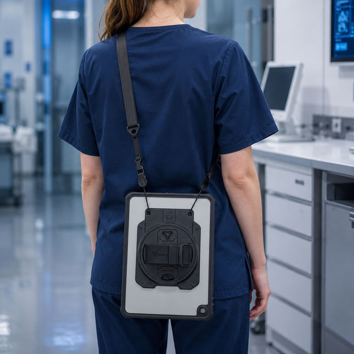 ARMOR-X case with shoulder strap come with a quick-release feature, allowing you to easily detach your device when needed.
