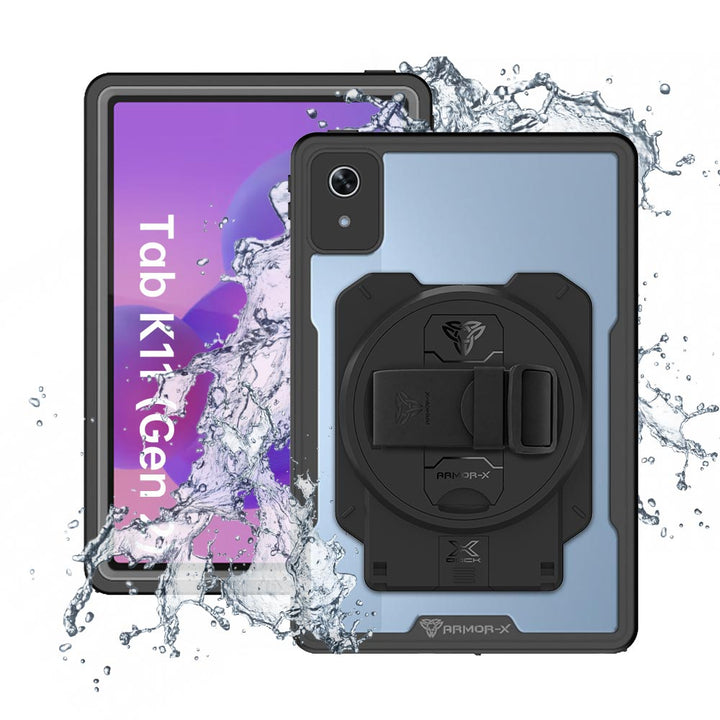 ARMOR-X Lenovo Tab K11 (Gen 2) TB336 Healthcare &amp; Medical-Grade IP68 Waterproof Shockproof Case with X-DOCK Modular Mount Eco-System.