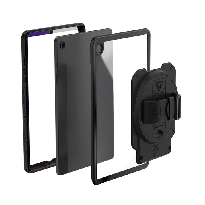 ARMOR-X Healthcare &amp; Medical-Grade IP68 Waterproof Shockproof Case with X-DOCK Modular Mount Eco-System. Precision-engineered full-body design with raised bezels helps protect the screen, camera, edges, and corners from everyday wear.