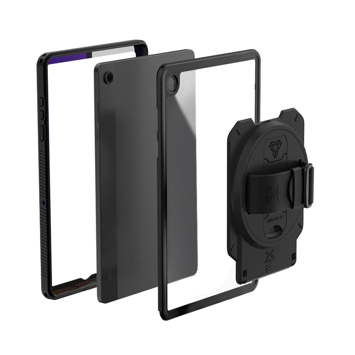 ARMOR-X Healthcare &amp; Medical-Grade IP68 Waterproof Shockproof Case with X-DOCK Modular Mount Eco-System. Precision-engineered full-body design with raised bezels helps protect the screen, camera, edges, and corners from everyday wear.