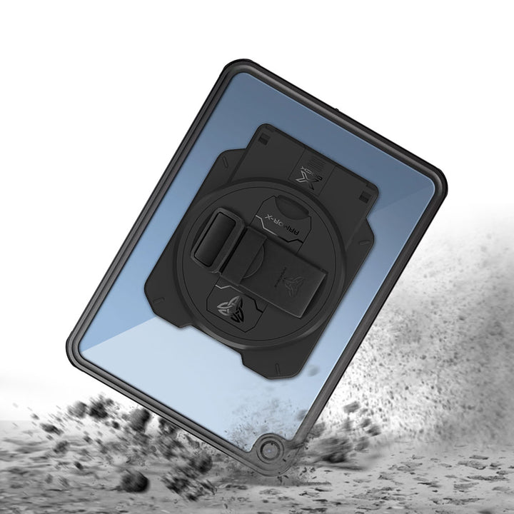 ARMOR-X iPad 11-Inch (11th Gen / A16) Healthcare &amp; Medical-Grade IP68 Waterproof Shockproof Case. Withstands drops from up to 3.9 ft (1.2 m) and meets MIL-STD 810H testing standards, protecting your device from accidental falls during busy clinical and industrial workflows.