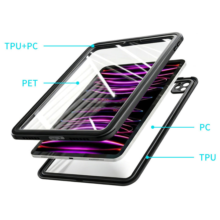 MN-A15S | iPad Pro 11 ( 3rd / 4th Gen ) 2021 / 2022 | IP68 Waterproof, Shock &amp; Dust Proof Case
