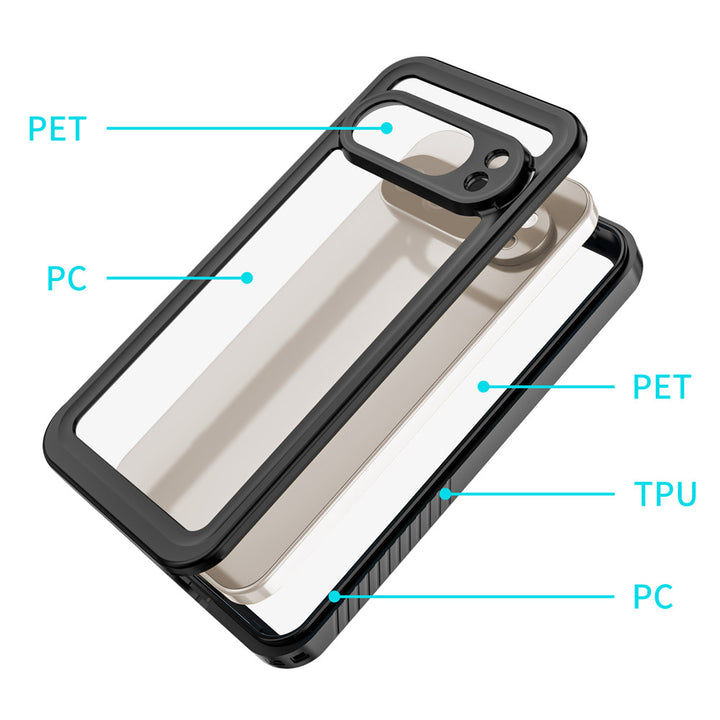 ARMOR-X Google Pixel 10 Pro Waterproof Case IP68 shock & water proof Cover. High quality TPU and PC material ensure fully protected from extreme environment - snow, ice, dirt & dust particles.