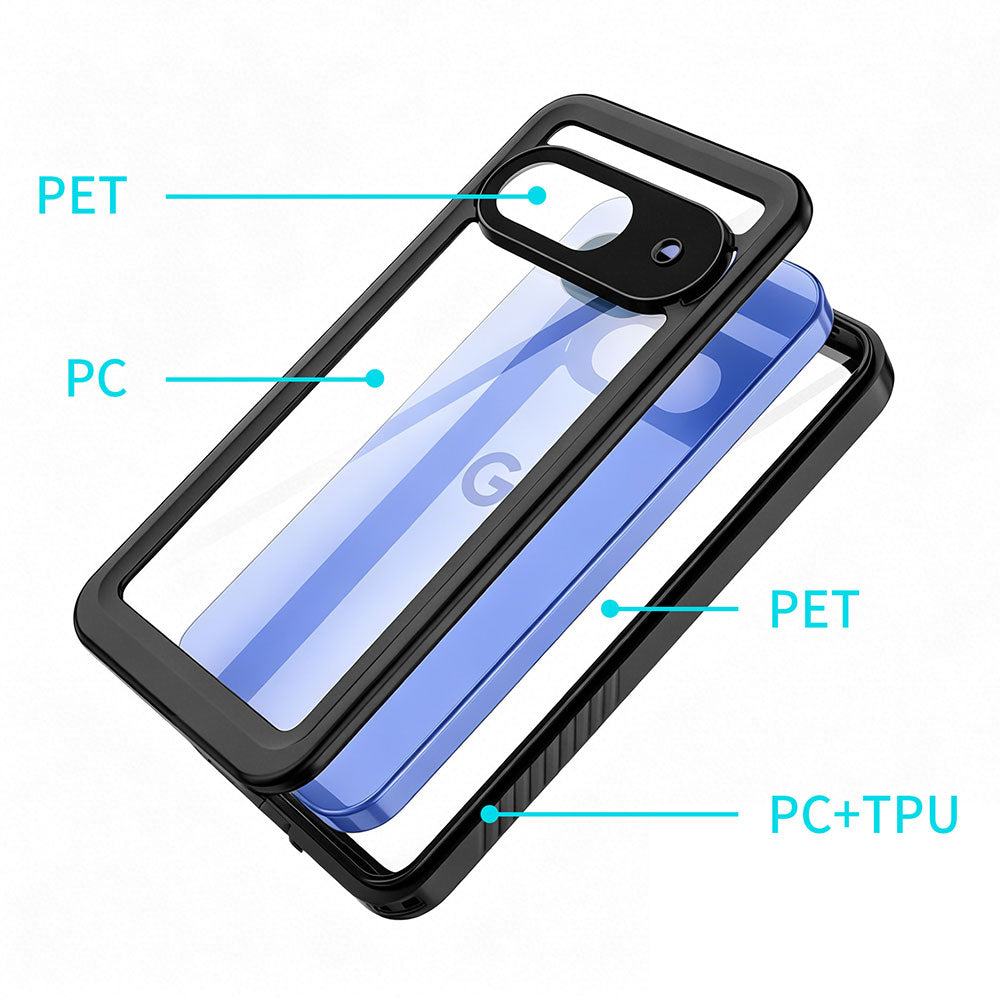 ARMOR-X Google Pixel 10a Waterproof Case IP68 shock & water proof Cover. High quality TPU and PC material ensure fully protected from extreme environment - snow, ice, dirt & dust particles.