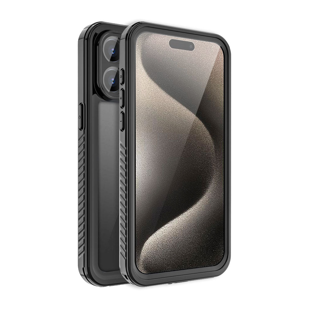 ARMOR-X iPhone 15 Pro Max Waterproof Case IP68 shock & water proof Cover. Built-in screen cover for total touchscreen protection.