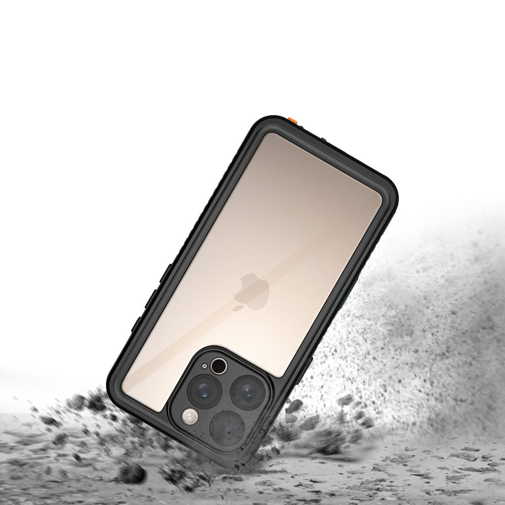 ARMOR-X iPhone 16 Pro IP68 shock & water proof Cover. Shockproof drop proof case Military-Grade Rugged protection protective covers.