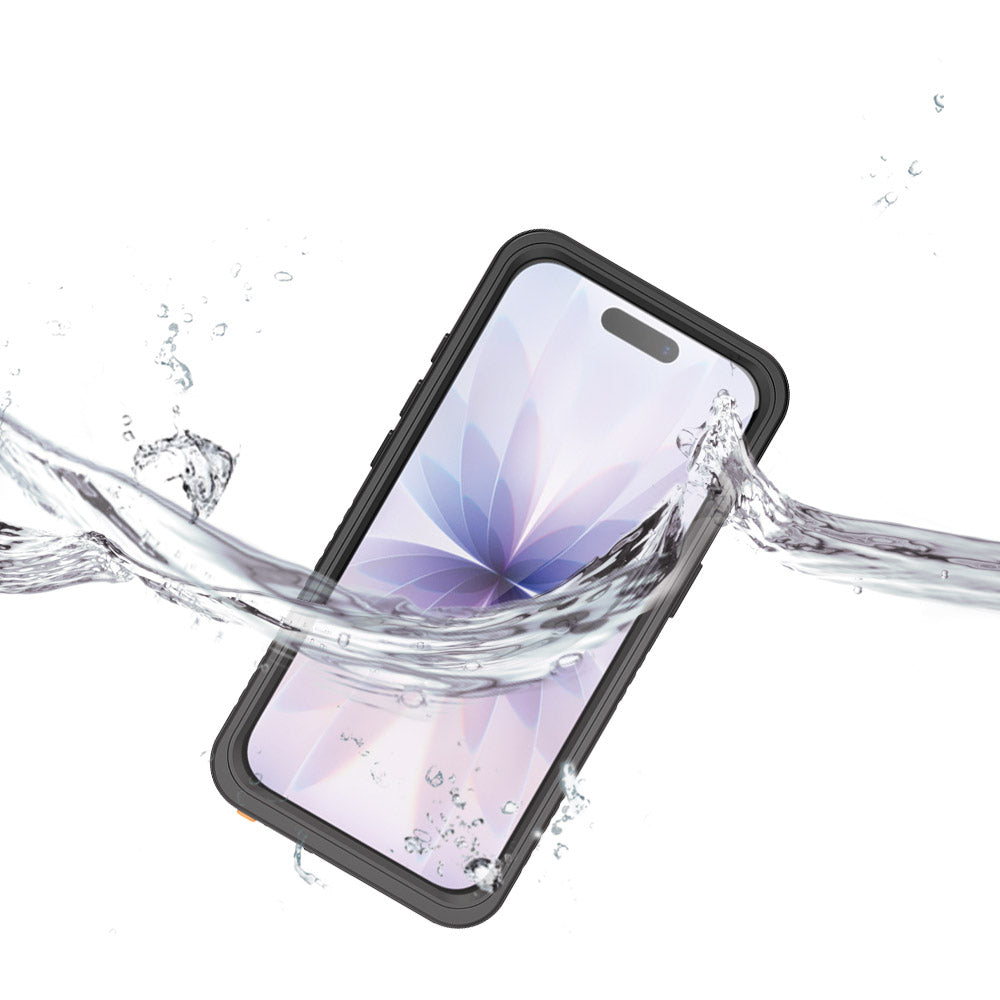 ARMOR-X iPhone 17 Waterproof Case IP68 shock & water proof Cover. IP68 Waterproof with fully submergible to 6.6' / 2 meter.
