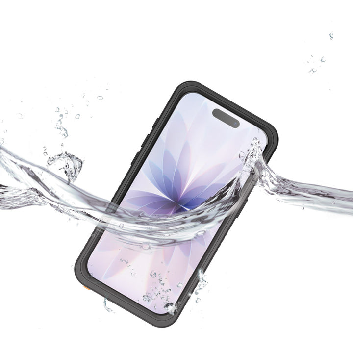 ARMOR-X iPhone 17 Waterproof Case IP68 shock & water proof Cover. IP68 Waterproof with fully submergible to 6.6' / 2 meter.
