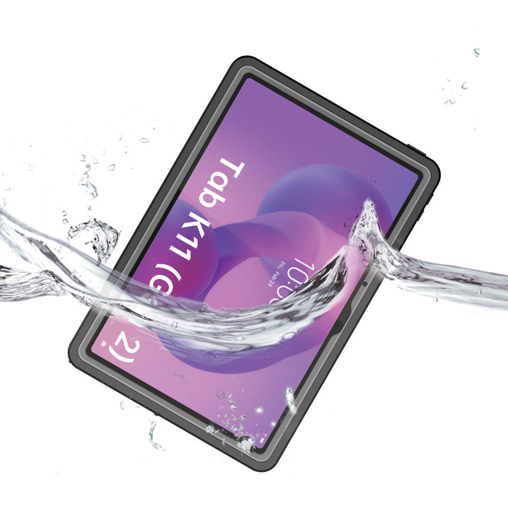 ARMOR-X Lenovo Tab K11 (Gen 2) TB336 Waterproof Case IP68 shock & water proof Cover. IP68 Waterproof with fully submergible to 5' / 1.5 meter.