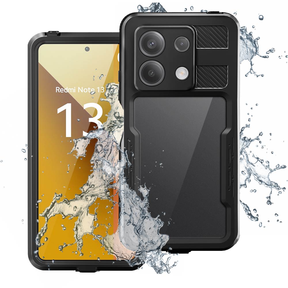 ARMOR-X Xiaomi Redmi Note 13 5G Waterproof Case IP68 shock & water proof Cover. Rugged Design with the best waterproof protection.