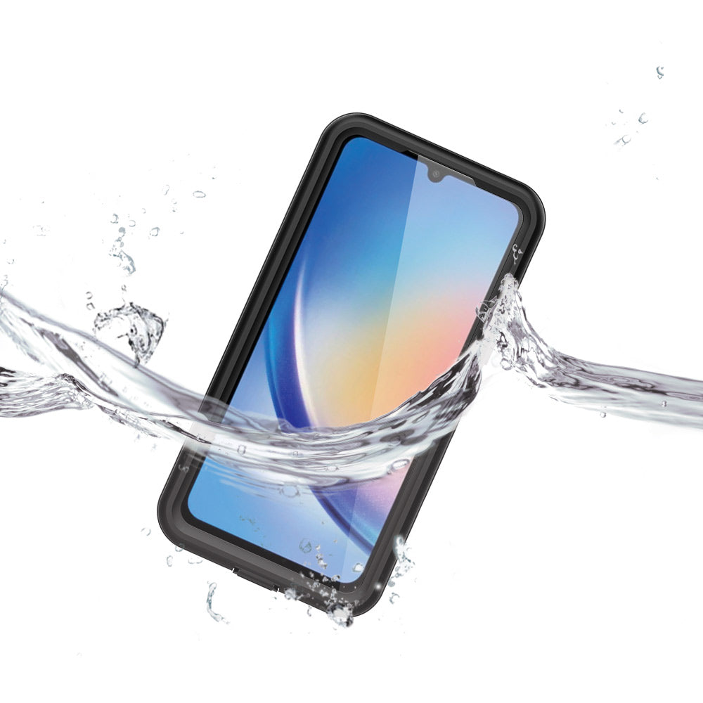 ARMOR-X Samsung Galaxy A34 5G SM-A346 Waterproof Case IP68 shock & water proof Cover. IP68 Waterproof with fully submergible to 6.6' / 2 meter for 1 hour.