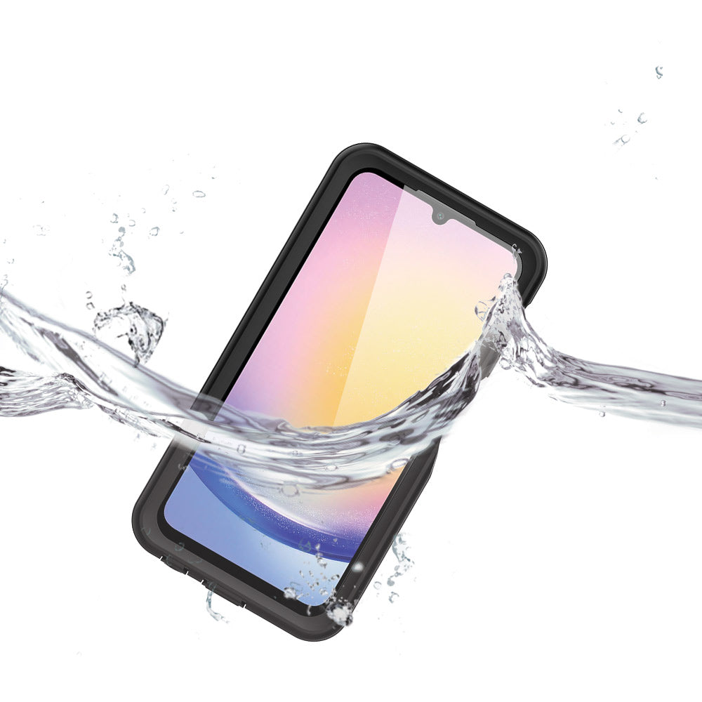 ARMOR-X Samsung Galaxy A25 5G SM-A256 Waterproof Case IP68 shock & water proof Cover. IP68 Waterproof with fully submergible to 6.6' / 2 meter for 1 hour.