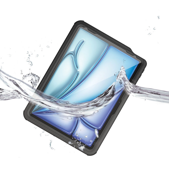 ARMOR-X iPad Air 11 ( M2 ) Waterproof Case IP68 shock & water proof Cover. IP68 Waterproof with fully submergible to 5' / 1.5 meter.