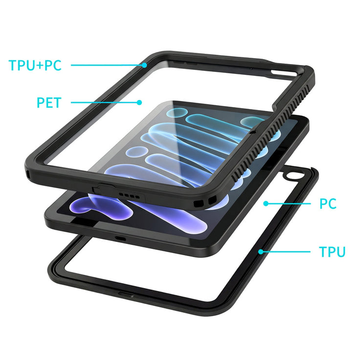 ARMOR-X iPad mini (A20 Pro) Waterproof Case IP68 shock &amp; water proof Cover. Ideal for medical, healthcare, restaurants, beverage service, food and hospitality industries.