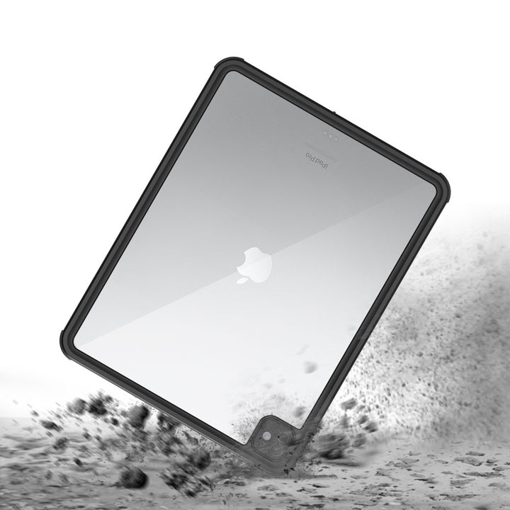 ARMOR-X iPad Pro 13 ( M4 ) IP68 shock & water proof Cover. Shockproof drop proof case Military-Grade Rugged protection protective covers.