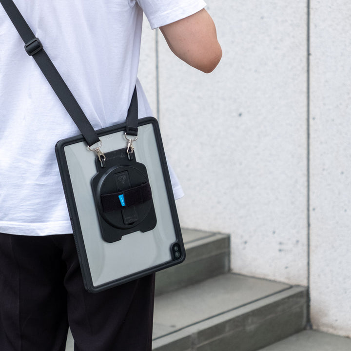 ARMOR-X iPad 10.2 (7th & 8th & 9th Gen.) 2019 / 2020 / 2021 shockproof case impact protection case with optional shoulder strap. It's great to free your hands and easy to carry with you to anywhere.
