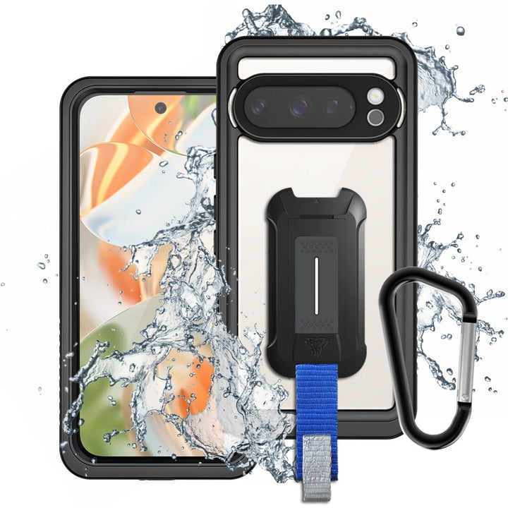 ARMOR-X Google Pixel 9 Pro IP68 shock & water proof cover. Military-Grade Mountable Rugged Design with best waterproof protection.