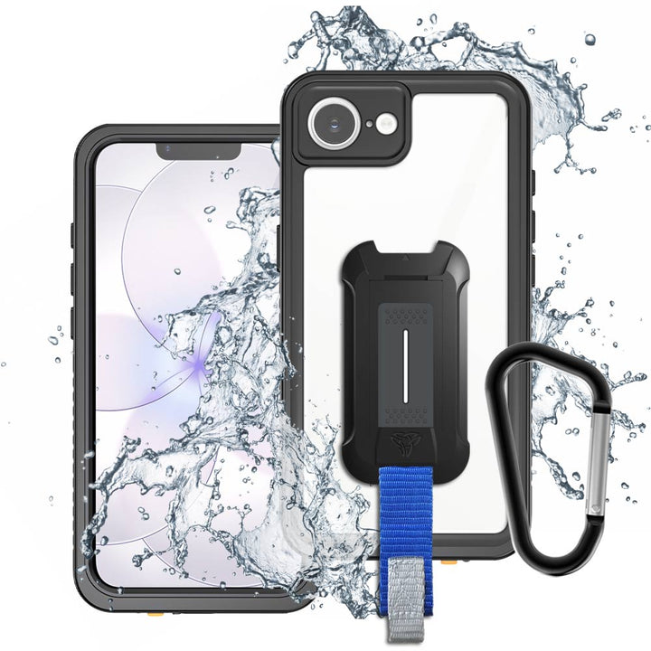 ARMOR-X iPhone 17e / 16e Waterproof Case IP68 shock & water proof Cover. Mountable Rugged Design with drop proof protection.