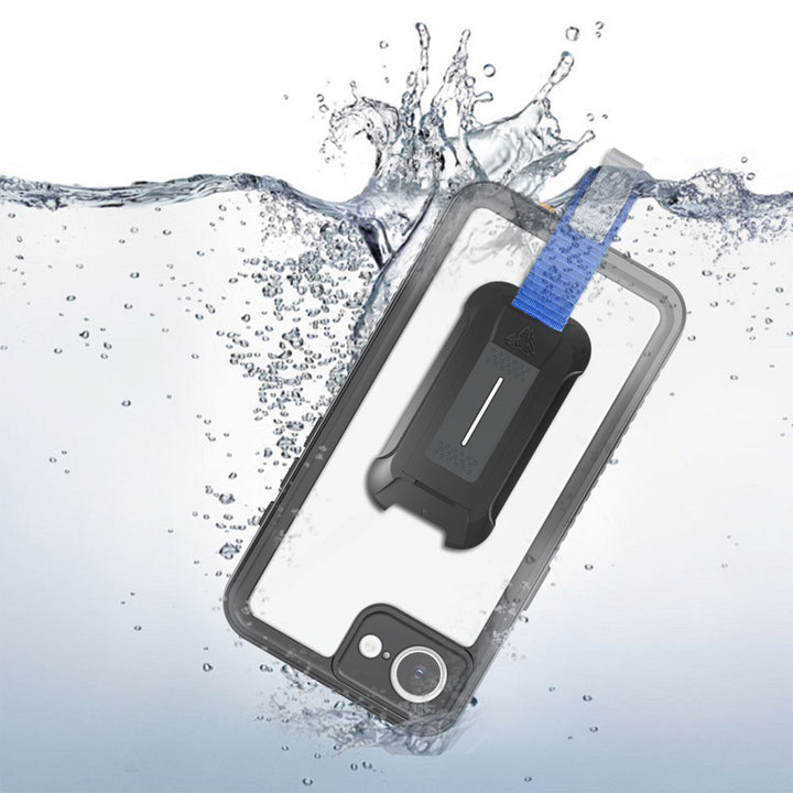 MX-IPH-16E | iPhone 17e / 16e | Waterproof Case IP68 shock & water proof Cover w/ X-Mount & Carabiner