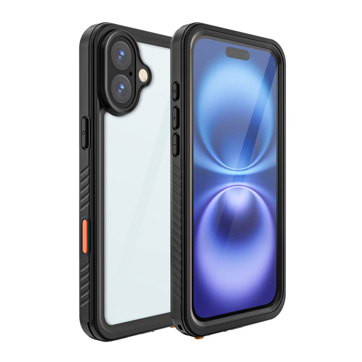 ARMOR-X iPhone 16 Plus Waterproof Case IP68 shock & water proof Cover. Mountable Rugged Design with drop proof protection.