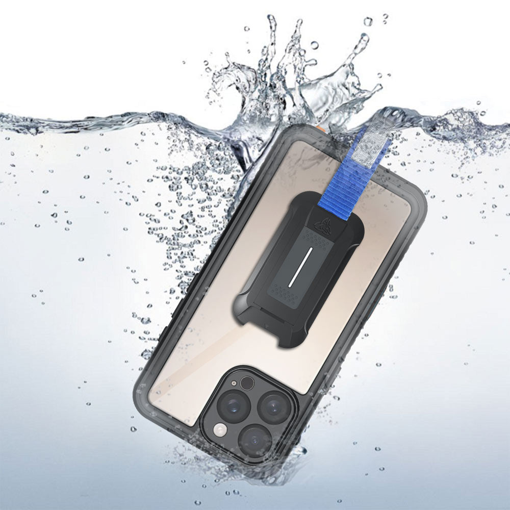 ARMOR-X iPhone 16 Pro Max Waterproof Case IP68 shock & water proof Cover. IP68 Waterproof with fully submergible to 6.6' / 2 meter.