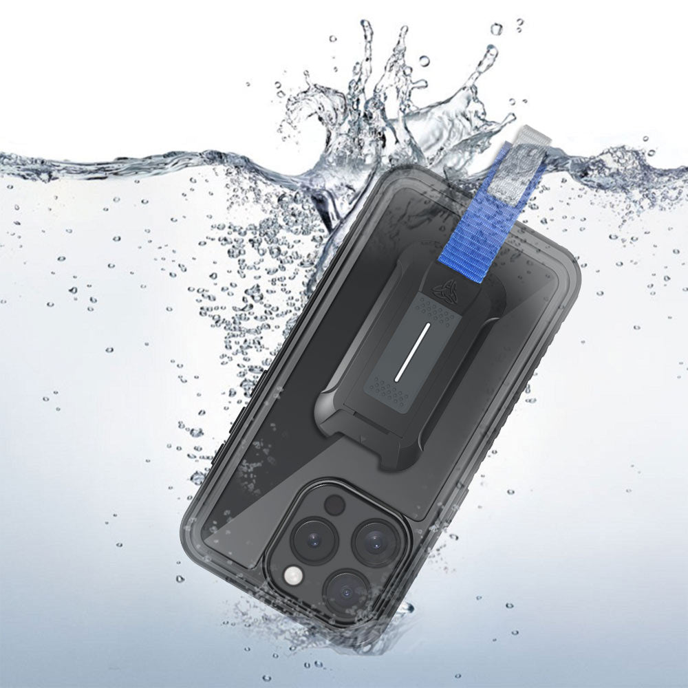 ARMOR-X iPhone 16 Pro Waterproof Case IP68 shock & water proof Cover. IP68 Waterproof with fully submergible to 6.6' / 2 meter.