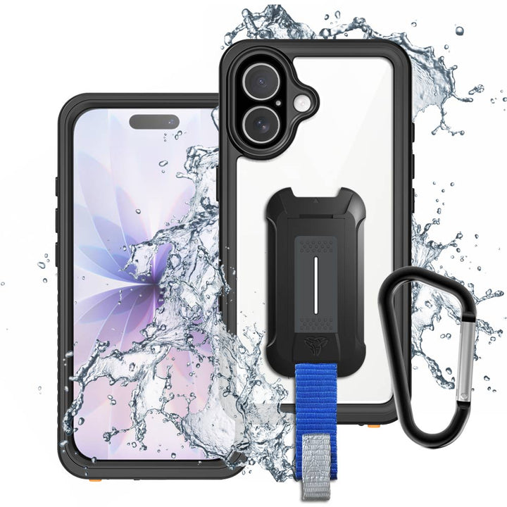 ARMOR-X iPhone 17 Waterproof Case IP68 shock & water proof Cover. Mountable Rugged Design with drop proof protection.