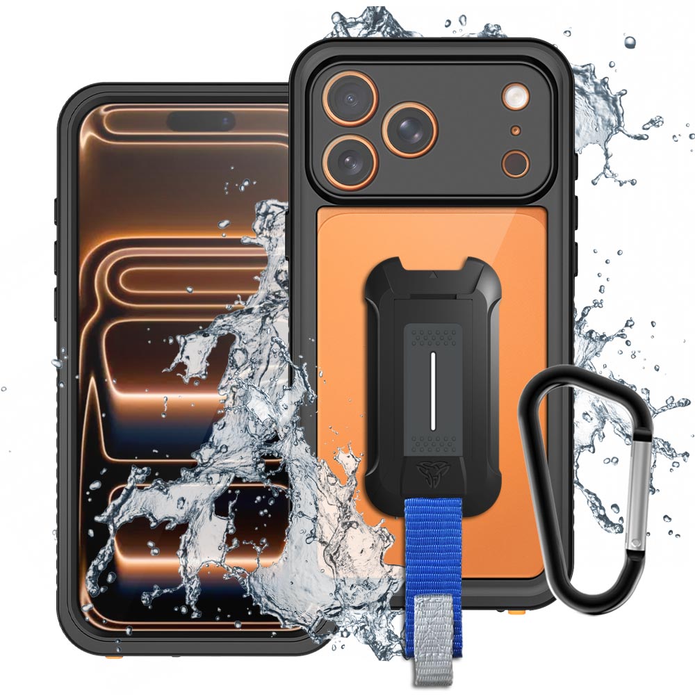 ARMOR-X iPhone 17 Pro Max Waterproof Case IP68 shock & water proof Cover. Mountable Rugged Design with drop proof protection.