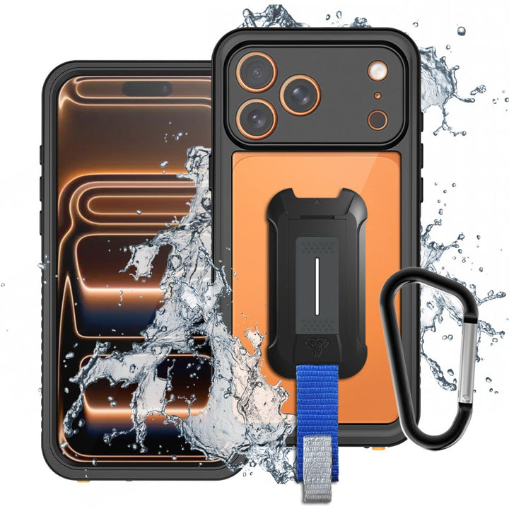 ARMOR-X iPhone 17 Pro Max Waterproof Case IP68 shock & water proof Cover. Mountable Rugged Design with drop proof protection.