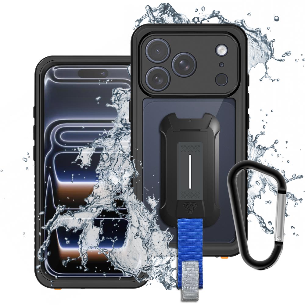 ARMOR-X iPhone 17 Pro Waterproof Case IP68 shock & water proof Cover. Mountable Rugged Design with drop proof protection.