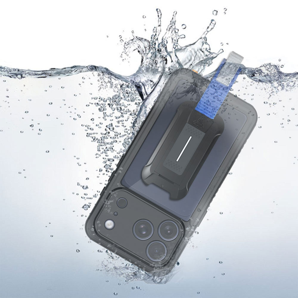 ARMOR-X iPhone 17 Pro Max Waterproof Case IP68 shock & water proof Cover. IP68 Waterproof with fully submergible to 6.6' / 2 meter.