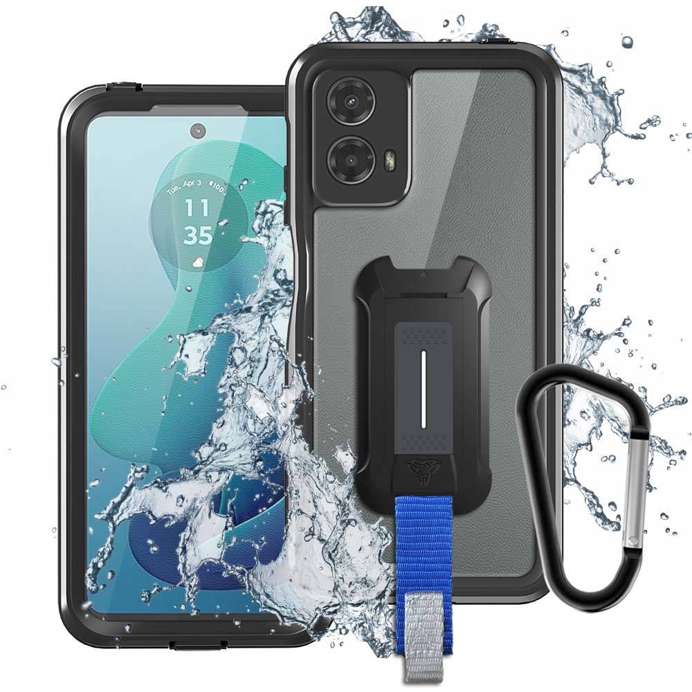 ARMOR-X Motorola Moto G 5G 2024 IP68 shock & water proof cover. Military-Grade Mountable Rugged Design with best waterproof protection.