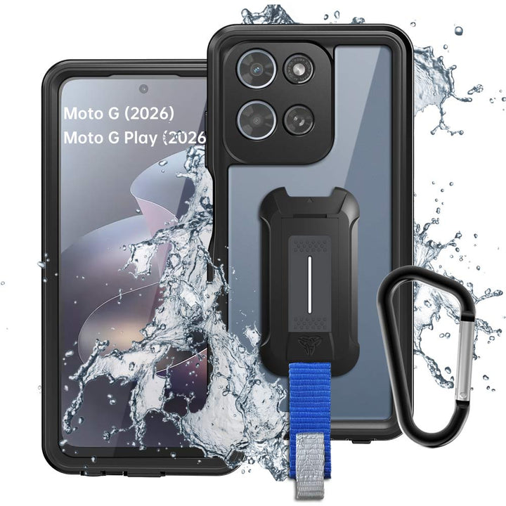 ARMOR-X Motorola Moto G (2026) / G Play (2026) IP68 shock &amp; water proof cover. Military-Grade Mountable Rugged Design with best waterproof protection.