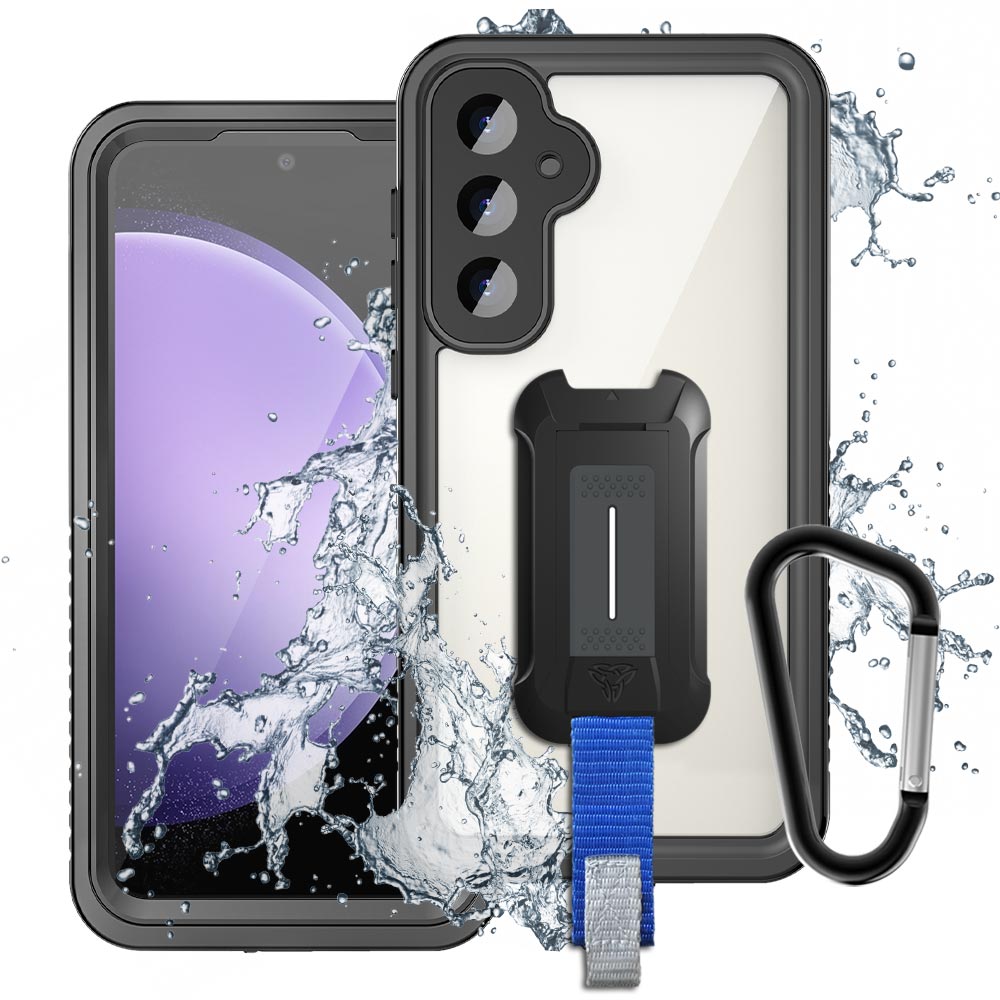 ARMOR-X Samsung Galaxy S23 FE 5G SM-S711 IP68 shock & water proof cover. Military-Grade Mountable Rugged Design with best waterproof protection.