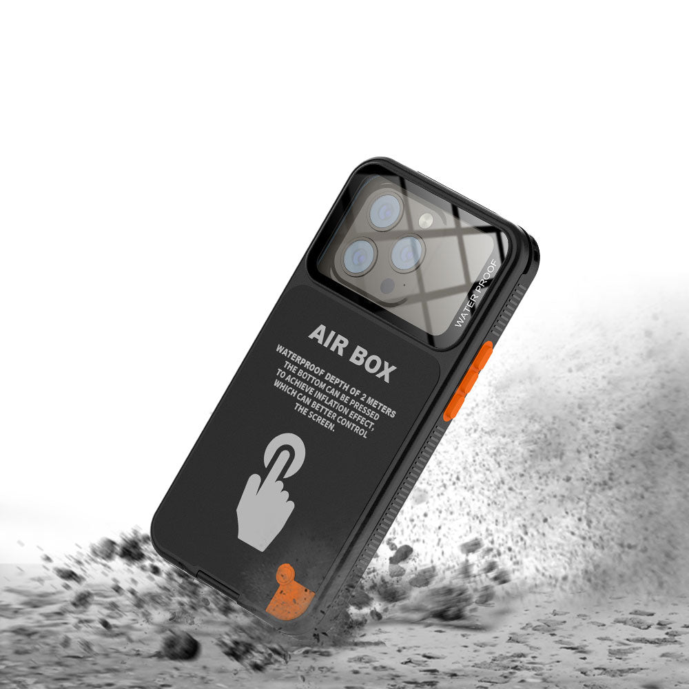 ARMOR-X Universal Waterproof Case only compatible with iPhone 6.1". Durable Shockproof exceed Military Standard 810G-516, withstands drops from 6.6'/2 m.